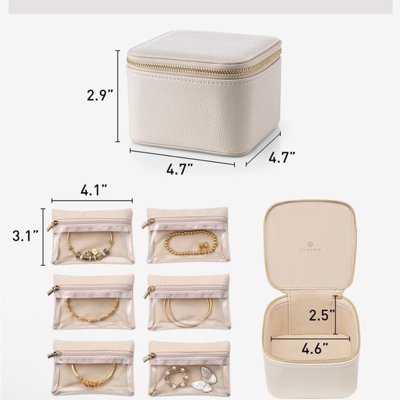 Cream Jewelry Travel Case
0429 - Picture 14 of 15